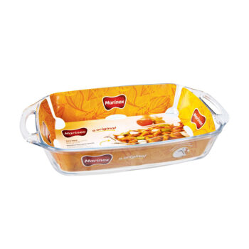 Assadeira de Vidro Retangular Marinex 2,7L