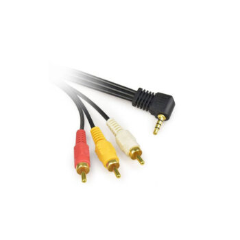 Cabo de Vídeo P2 x 3 RCA Macho Exbom 2m