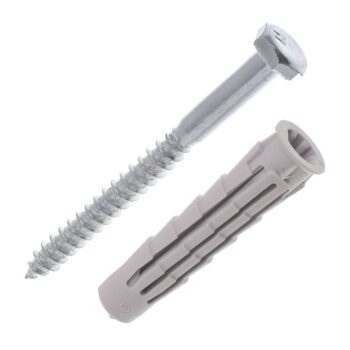 Parafuso Sextavado com Bucha Bemfixa 1/4" x 70mm 2 Unidades