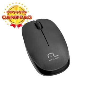 Mouse Óptico sem Fio Wireless M0251 Preto Multilaser