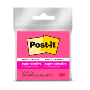 Bloco Adesivo Post-it Amarelo Neon 76x76 mm 1 unidade