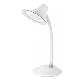 Luminária Led de Mesa TLM10 Haste Flexível Branca Taschibra