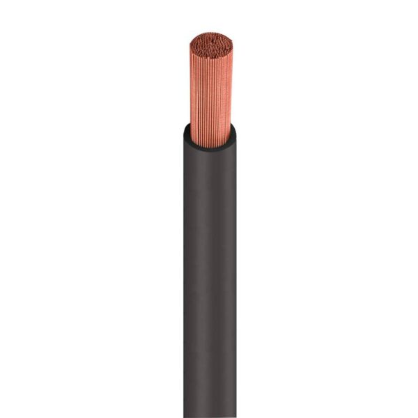 Cabo Flexível 750V Preto Cobrecom 4mm - 1m