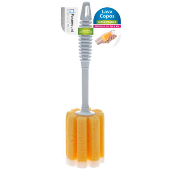 Escova de Limpeza para Garrafas/Copos Branca Paramount