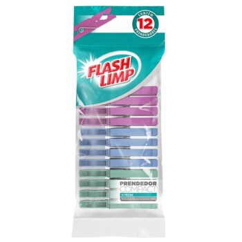 Prendedores de Roupa Compact Flashlimp 12 Peças