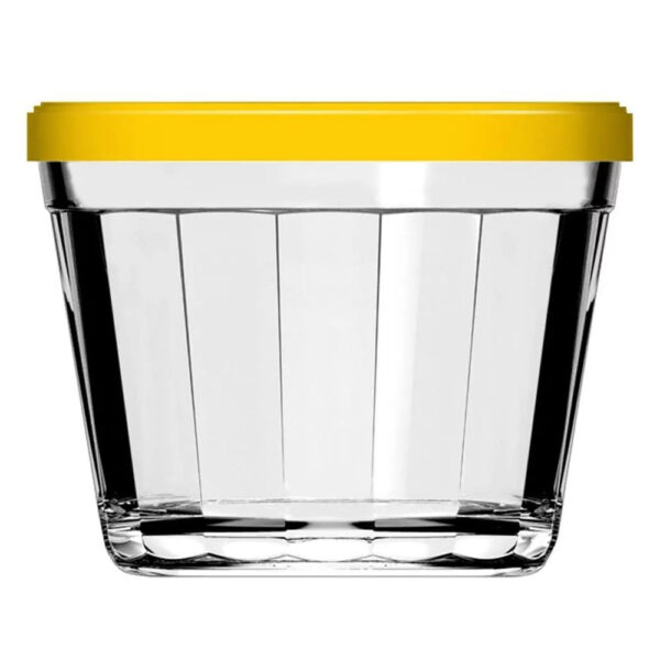 Tigela de Vidro Redonda Americano Com Tampa Nadir 350ml - Imagem 2