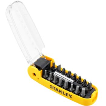 Kit de Ponta Bits para Parafusar Stanley 17 peças