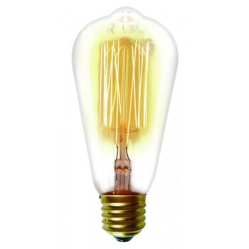 Lâmpada de Filamento ST64 Amarela E27 Taschibra 40W - 220V