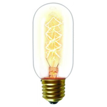 Lâmpada de Filamento T45 Amarela E27 Taschibra 40W - 220V