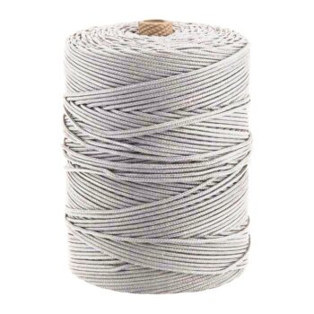Corda Multifilamento Trançada Branca Vonder 5mmx1m