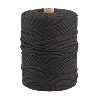 Corda Multifilamento Trançada Preta Vonder 3mmx1m