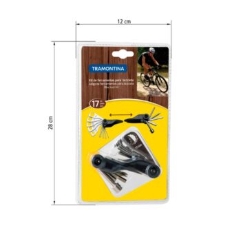 Kit de Chaves para Bicicleta 17 Peças Tramontina