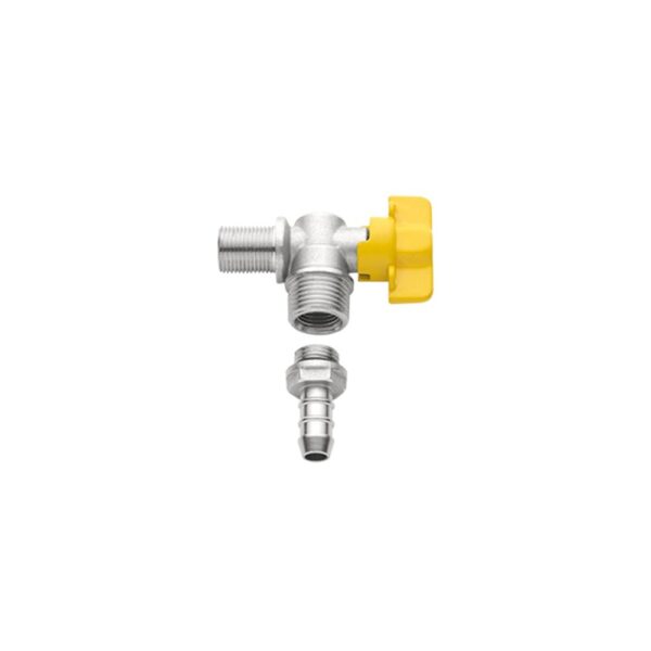 Válvula Esfera para Gás Espiga 3/8" Blukit 1/2x1/2" - Imagem 2