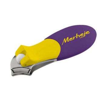 Cortador de Unhas em Inox Amarelo/Violeta Merheje