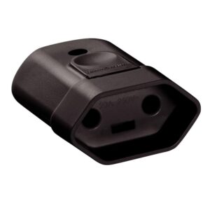 Plugue Fêmea para Extensão 2P Preto Tramontina 20A