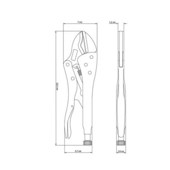 Alicate Tramontina de Pressão Aço Carbono 10
