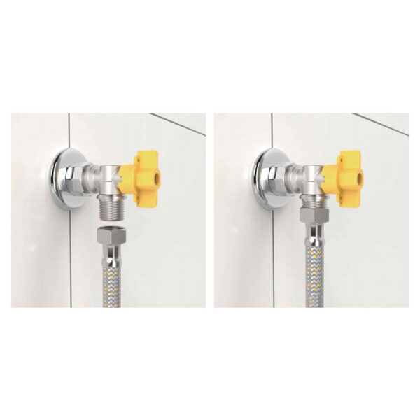 Válvula Esfera para Gás Blukit 1/2x1/2" - Imagem 4