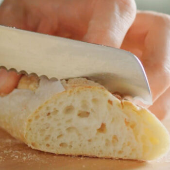 Faca para Pão Plenus Inox Preta Tramontina