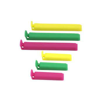 Clips Colorido Prendedor para Embalagem 6 peças Fackelmann