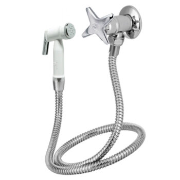 Ducha Higiênica com Registro de Plástico Esteves 1,2m