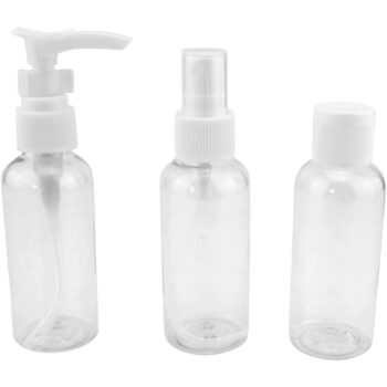 Kit Viagem Frascos 60ml Clink 3 Potes