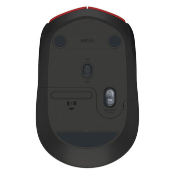 Mouse Óptico sem Fio Wireless M170 Vermelho Logitech