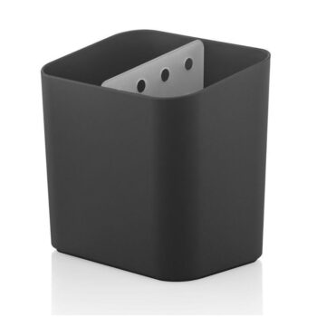 Escorredor de Talheres em Plástico Preto OU