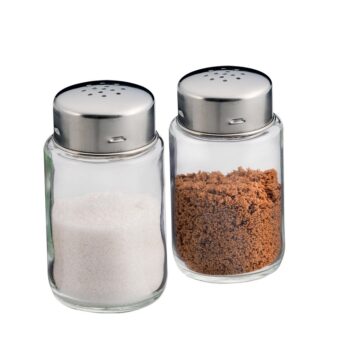 Saleiro/Pimenteiro de Vidro Euro Home