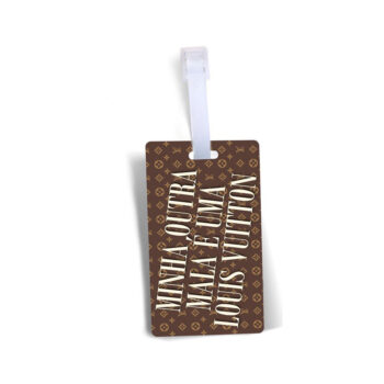 Identificador de Bagagem Estampa Louis Vuitton Printas