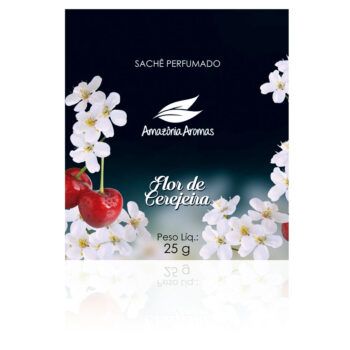 Sachê Perfumado Aromatizador Flor de Cerejeira 25g Amazônia Aromas