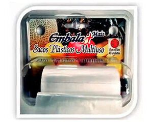 Sacos Plásticos Freezer e Micro-ondas com Suporte Viva Descartáveis 50 Unidades