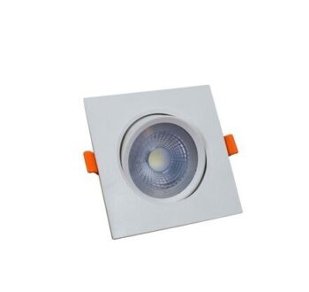 Spot Led Embuir Quadrado 7W Biv.3.0K Led