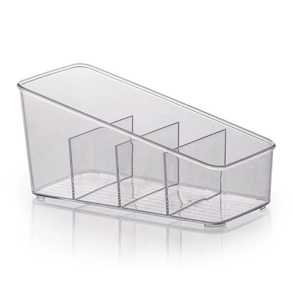 Organizador de Maquiagem Acrílico 3 Divisórias Paramount 27x13cm