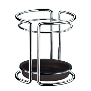 Porta Talheres Redondo em Inox Future