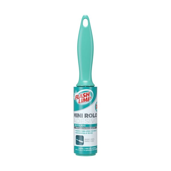 Rolo Adesivo Verde 30 Folhas Flashlimp 2 Refil - Imagem 5