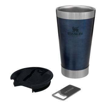 Copo Térmico em Aço Inox com Tampa Azul Stanley 473ml