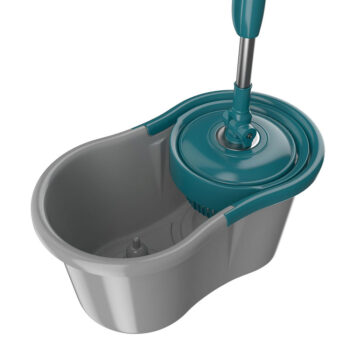 Balde MOP Fit e Esfregão Giratório Flahslimp 8L