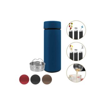 Garrafa Térmica de Inox com Filtro Uny Home 400ml