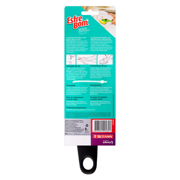 Esponja com Dispenser para Detergente Esfrebom Bettanin - Imagem 3