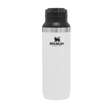 Garrafa Térmica em Aço Inox Branca Stanley 473ml