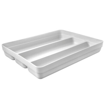 Porta Talheres de Plástico para Gaveta Branco OU