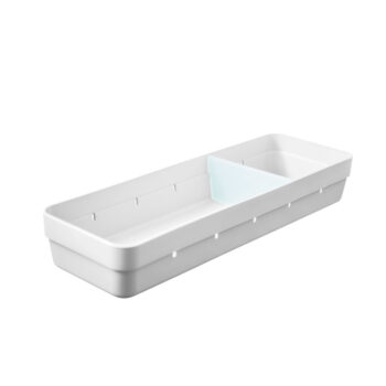 Organizador de Gaveta Multiuso Logic com Divisória Branco OU
