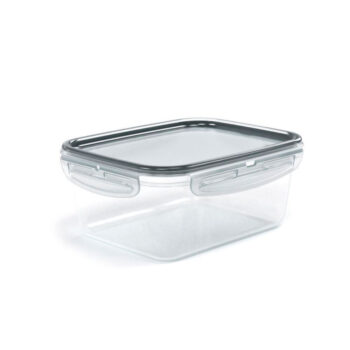 Pote Hermético de Plástico Tampa com Trava Plasútil 400ml