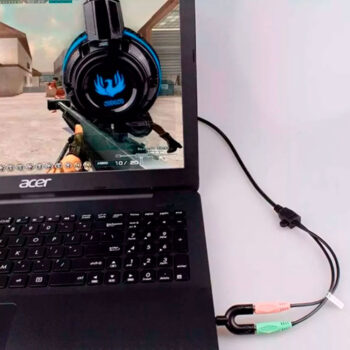 Adaptador P3 Macho x 2 P2 Fêmea Fone + Microfone XCell