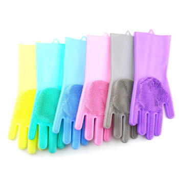 Luva com Esponja de Silicone Uny Home 33cm