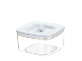 Pote Hermético de Plástico Seal & Lock Branco Arthi 1,1L