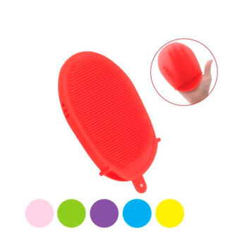 Luva com Esponja de Silicone Uny Home 14,5cm