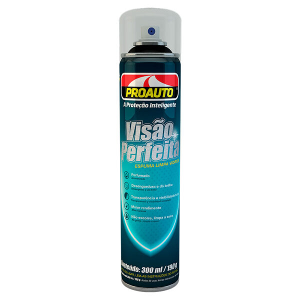 Espuma Limpa Vidro Automotivo Proauto 300ml