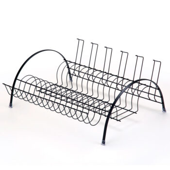 Escorredor de Louças em Aço Preto Fantastik Arthi