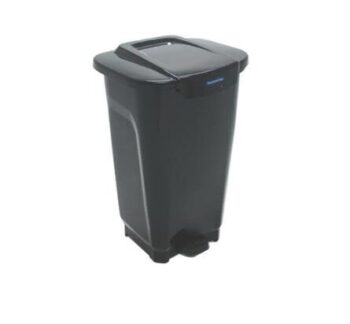 Lixeira Plastica 50L C/Pedal Pt Tramo